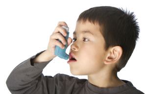 Child with Inhaler image